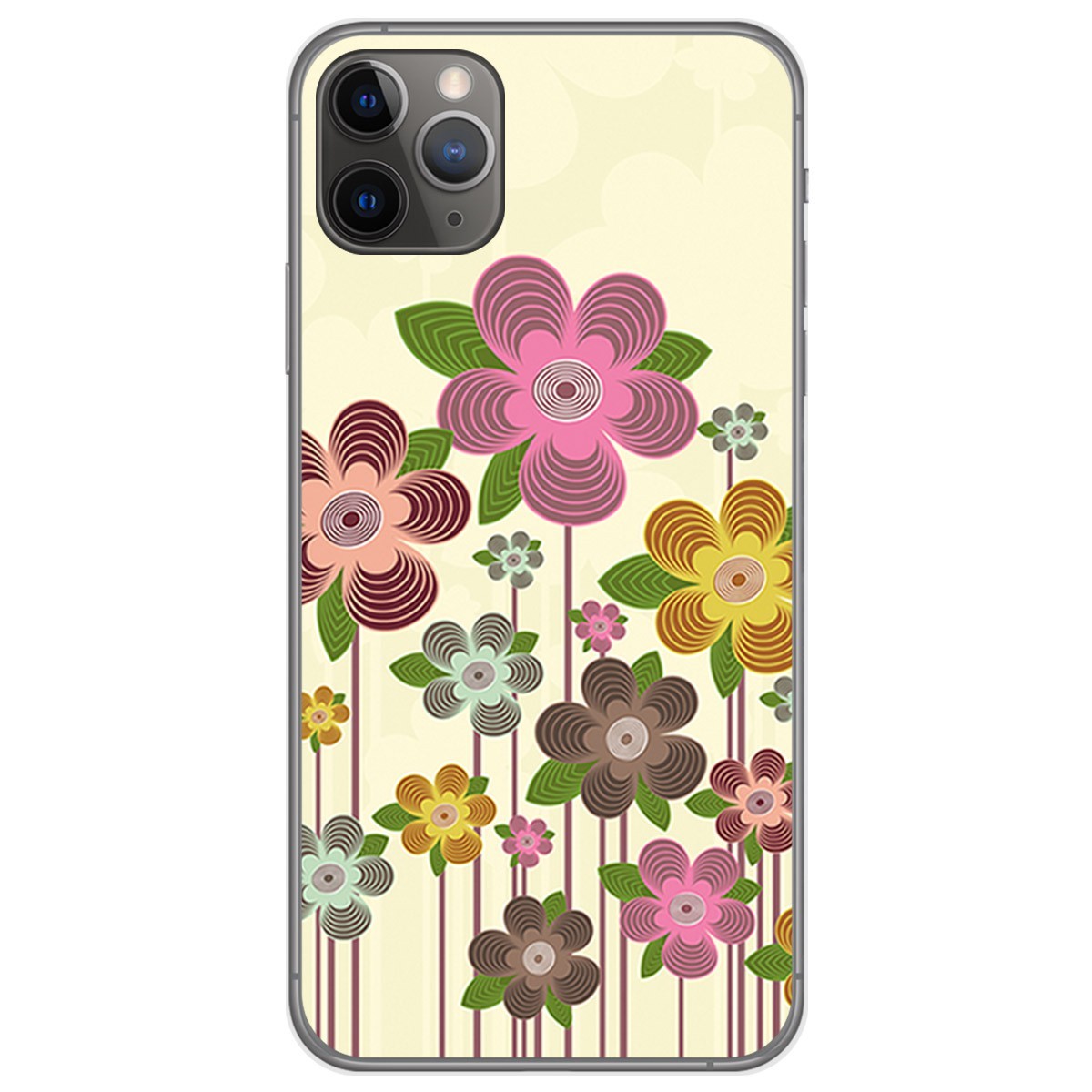 Funda Gel Tpu para Iphone 11 Pro (5.8) diseño Primavera En Flor Dibujos
