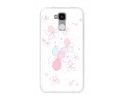 Funda Gel Tpu para Doogee Y6 / Y6C Diseño Flores-Minimal Dibujos