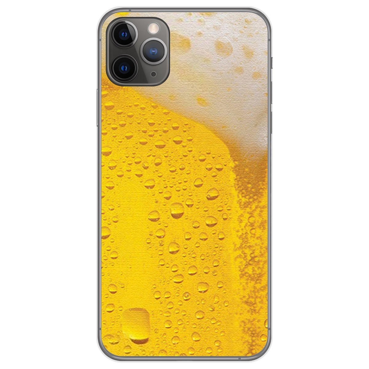 Funda Gel Tpu para Iphone 11 Pro Max (6.5) diseño Cerveza Dibujos