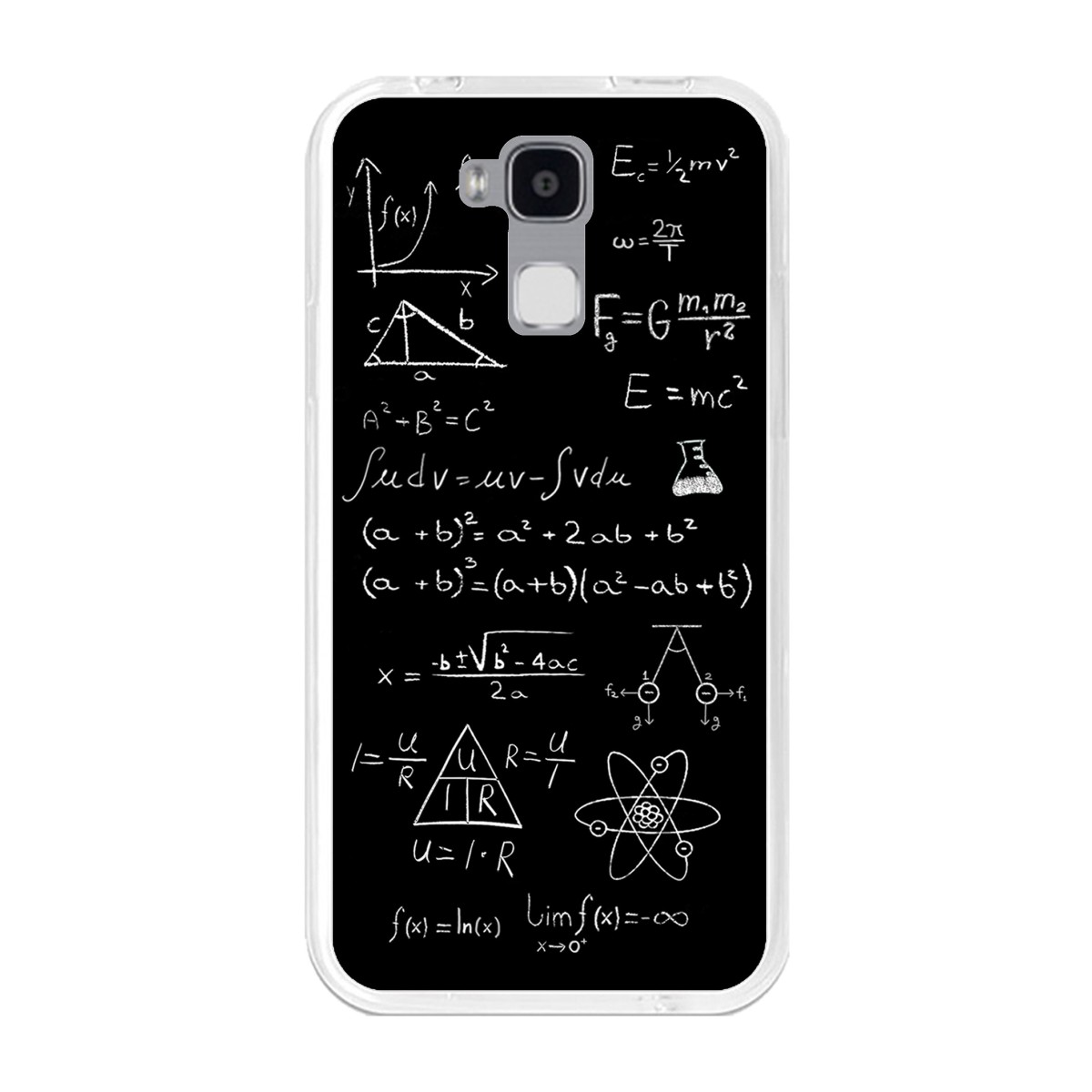 Funda Gel Tpu para Doogee Y6 / Y6C Diseño Formulas Dibujos