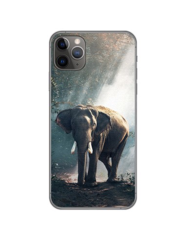 Funda Gel Tpu para Iphone 11 Pro Max (6.5) diseño Elefante Dibujos