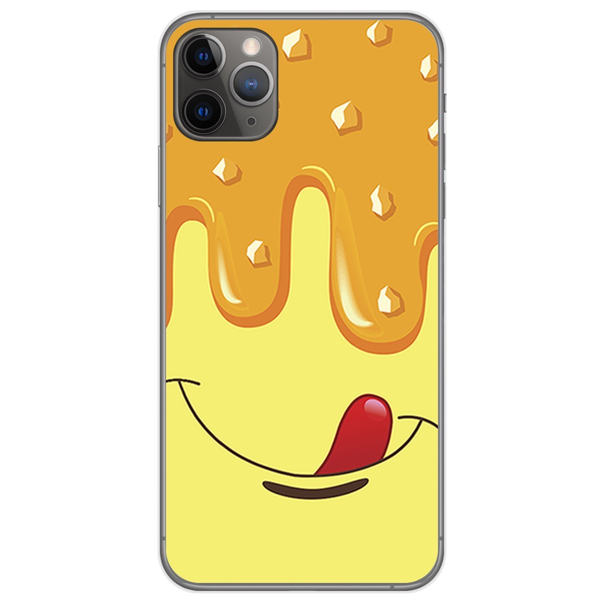 Funda Gel Tpu para Iphone 11 Pro Max (6.5) diseño Helado Vainilla Dibujos