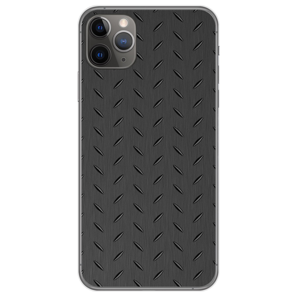 Funda Gel Tpu para Iphone 11 Pro Max (6.5) diseño Metal Dibujos