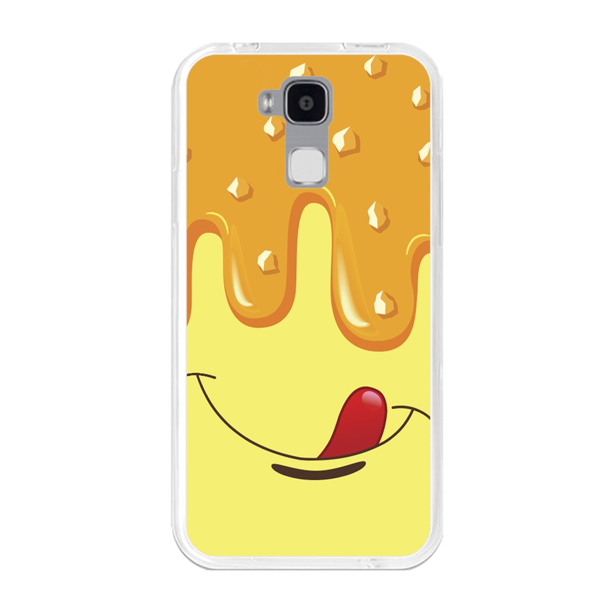 Funda Gel Tpu para Doogee Y6 / Y6C Diseño Helado Vainilla Dibujos