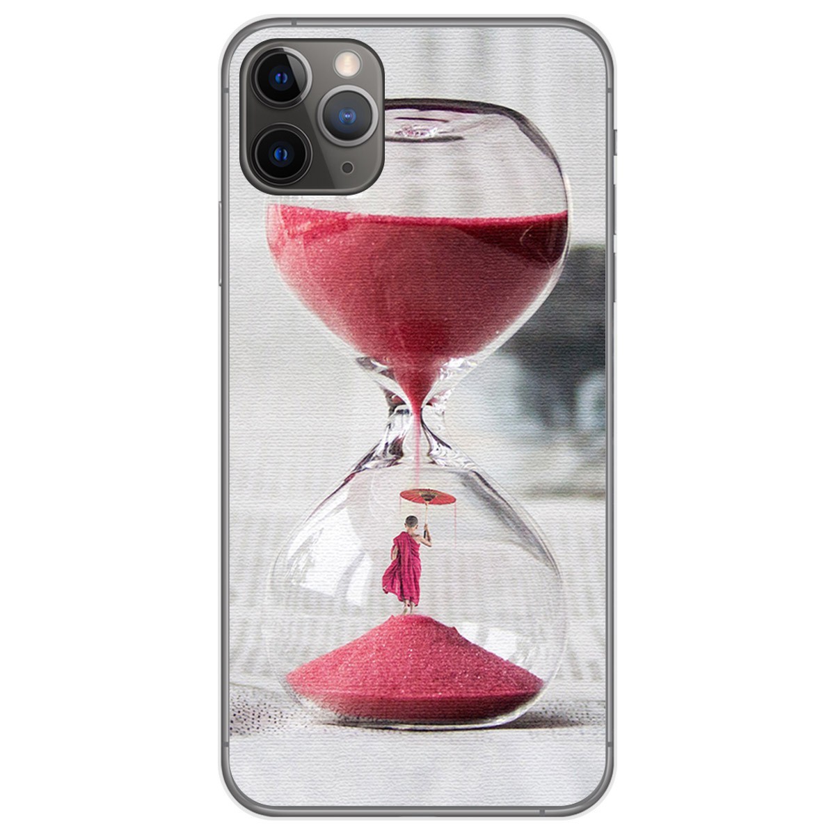 Funda Gel Tpu para Iphone 11 Pro Max (6.5) diseño Reloj Dibujos
