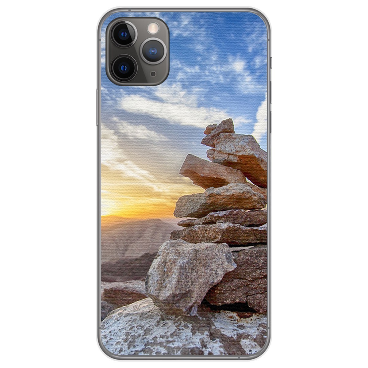 Funda Gel Tpu para Iphone 11 Pro Max (6.5) diseño Sunset Dibujos
