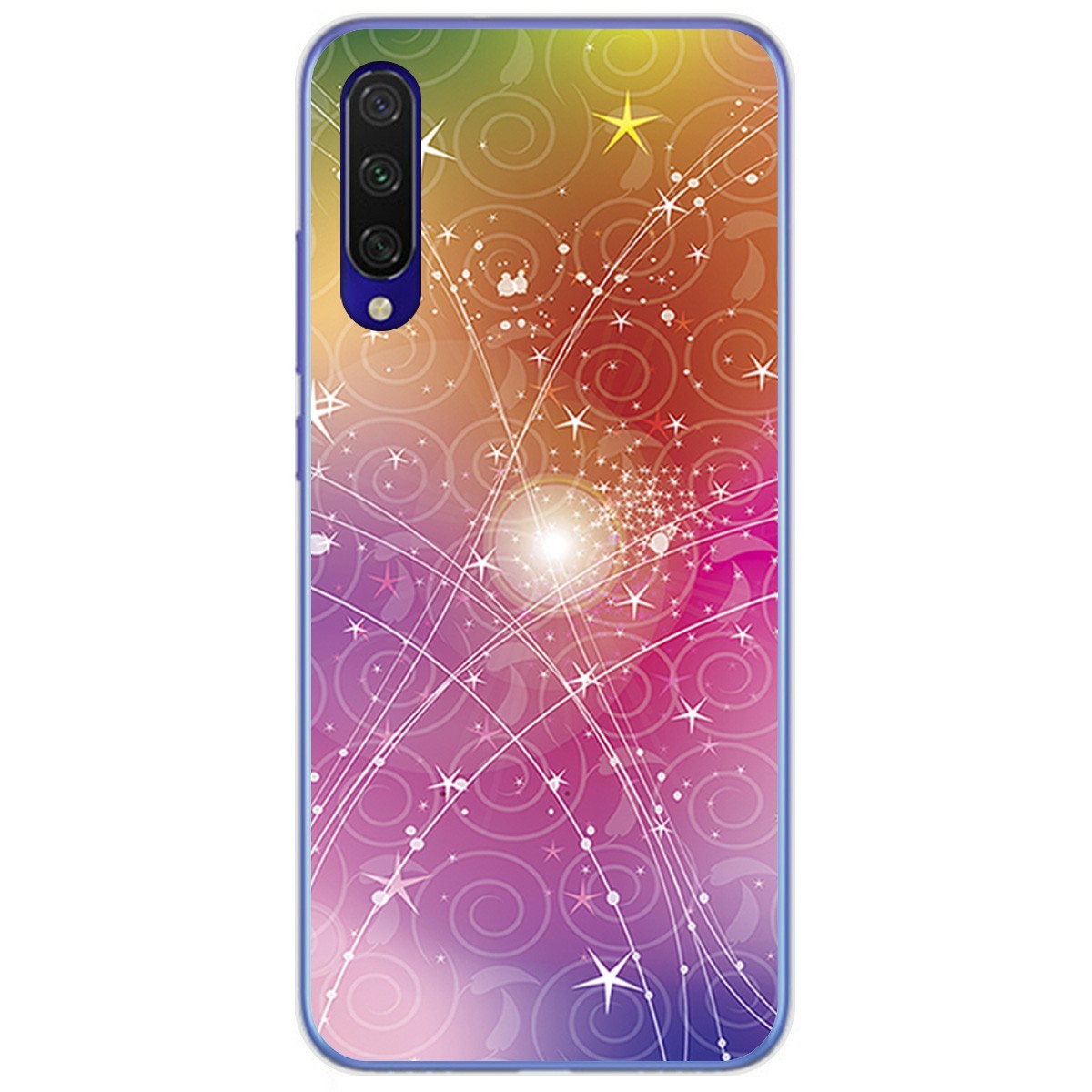Funda Gel Tpu para Xiaomi Mi 9 Lite diseño Abstracto Dibujos