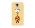 Funda Gel Tpu para Doogee Y6 / Y6C Diseño Jirafa Dibujos