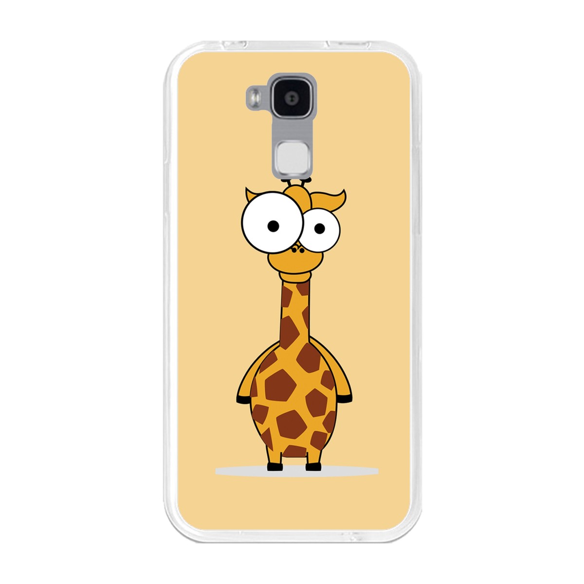 Funda Gel Tpu para Doogee Y6 / Y6C Diseño Jirafa Dibujos