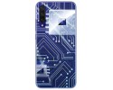 Funda Gel Tpu para Xiaomi Mi 9 Lite diseño Circuito Dibujos
