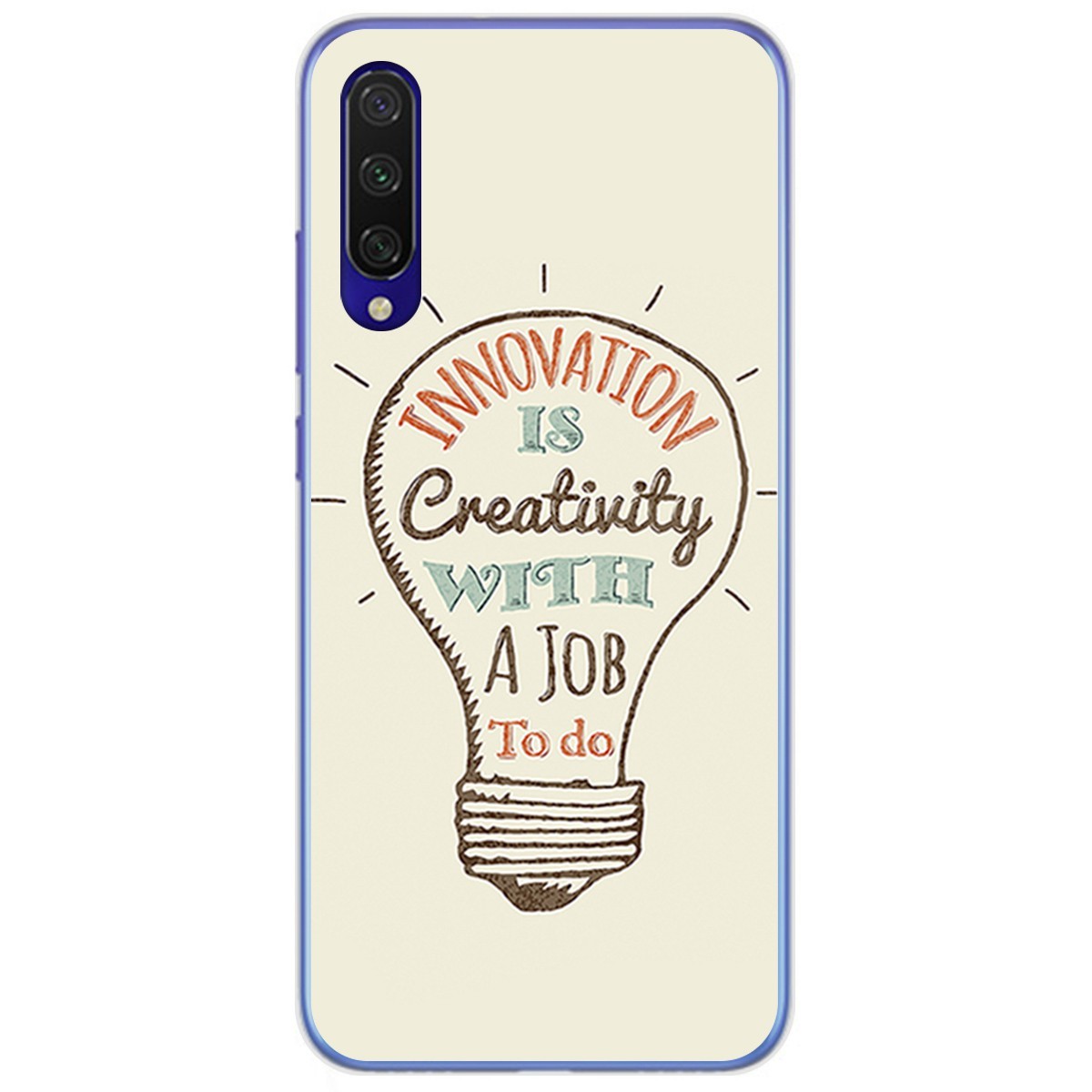 Funda Gel Tpu para Xiaomi Mi 9 Lite diseño Creativity Dibujos