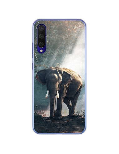 Funda Gel Tpu para Xiaomi Mi 9 Lite diseño Elefante Dibujos