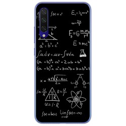 Funda Gel Tpu para Xiaomi Mi 9 Lite diseño Formulas Dibujos