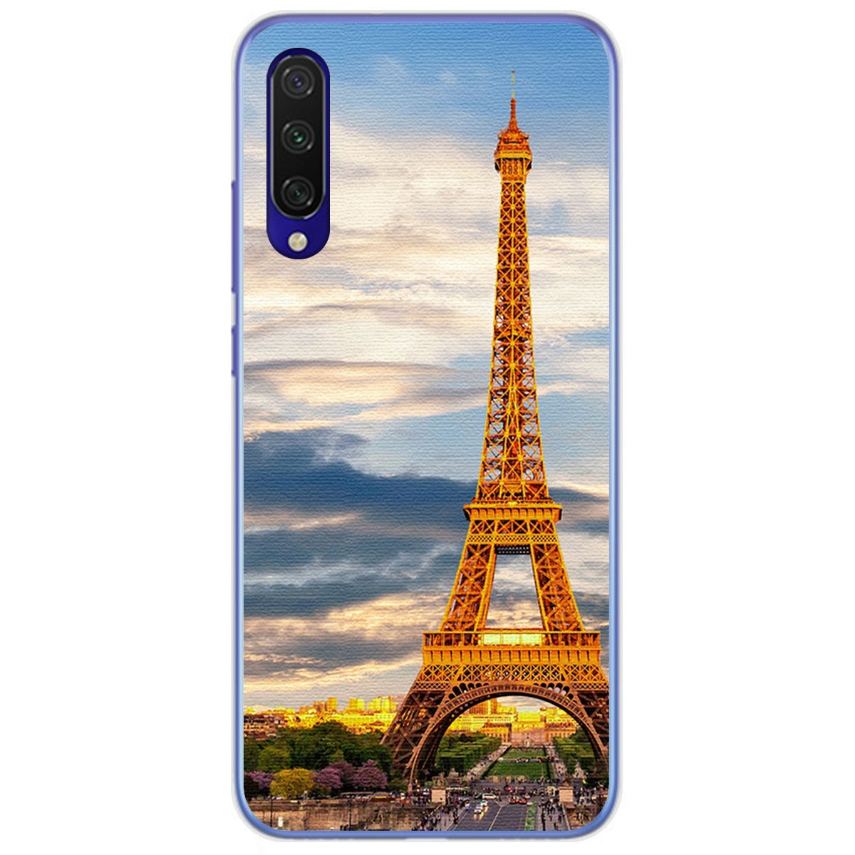 Funda Gel Tpu para Xiaomi Mi 9 Lite diseño Paris Dibujos