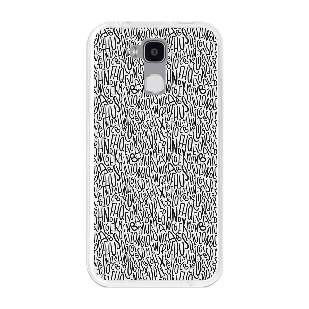 Funda Gel Tpu para Doogee Y6 / Y6C Diseño Letras Dibujos