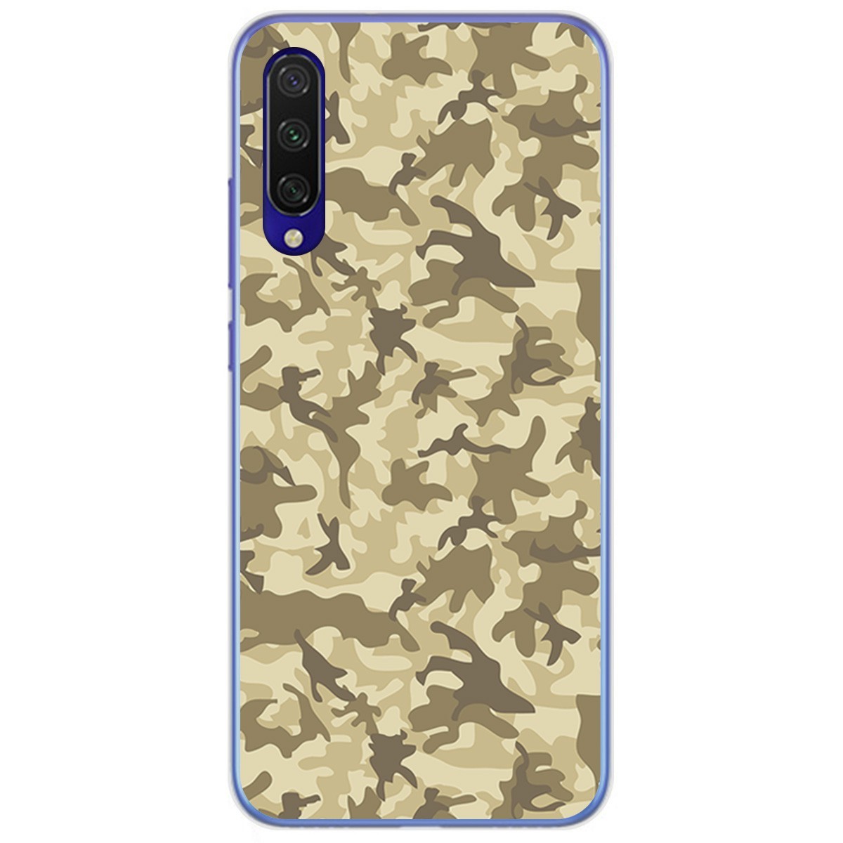 Funda Gel Tpu para Xiaomi Mi 9 Lite diseño Sand Camuflaje Dibujos