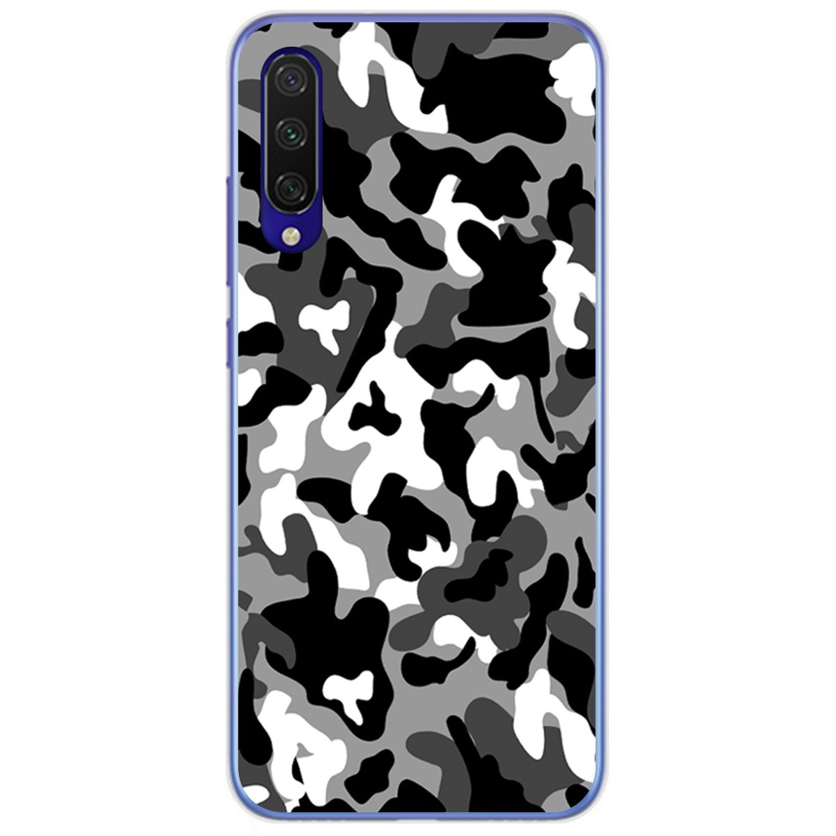 Funda Gel Tpu para Xiaomi Mi 9 Lite diseño Snow Camuflaje Dibujos