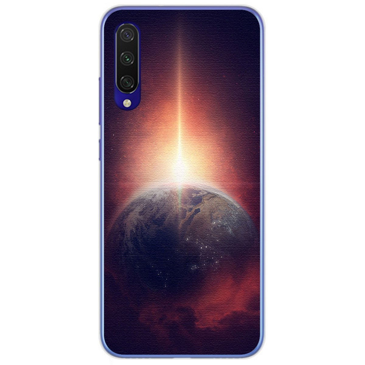Funda Gel Tpu para Xiaomi Mi 9 Lite diseño Tierra Dibujos