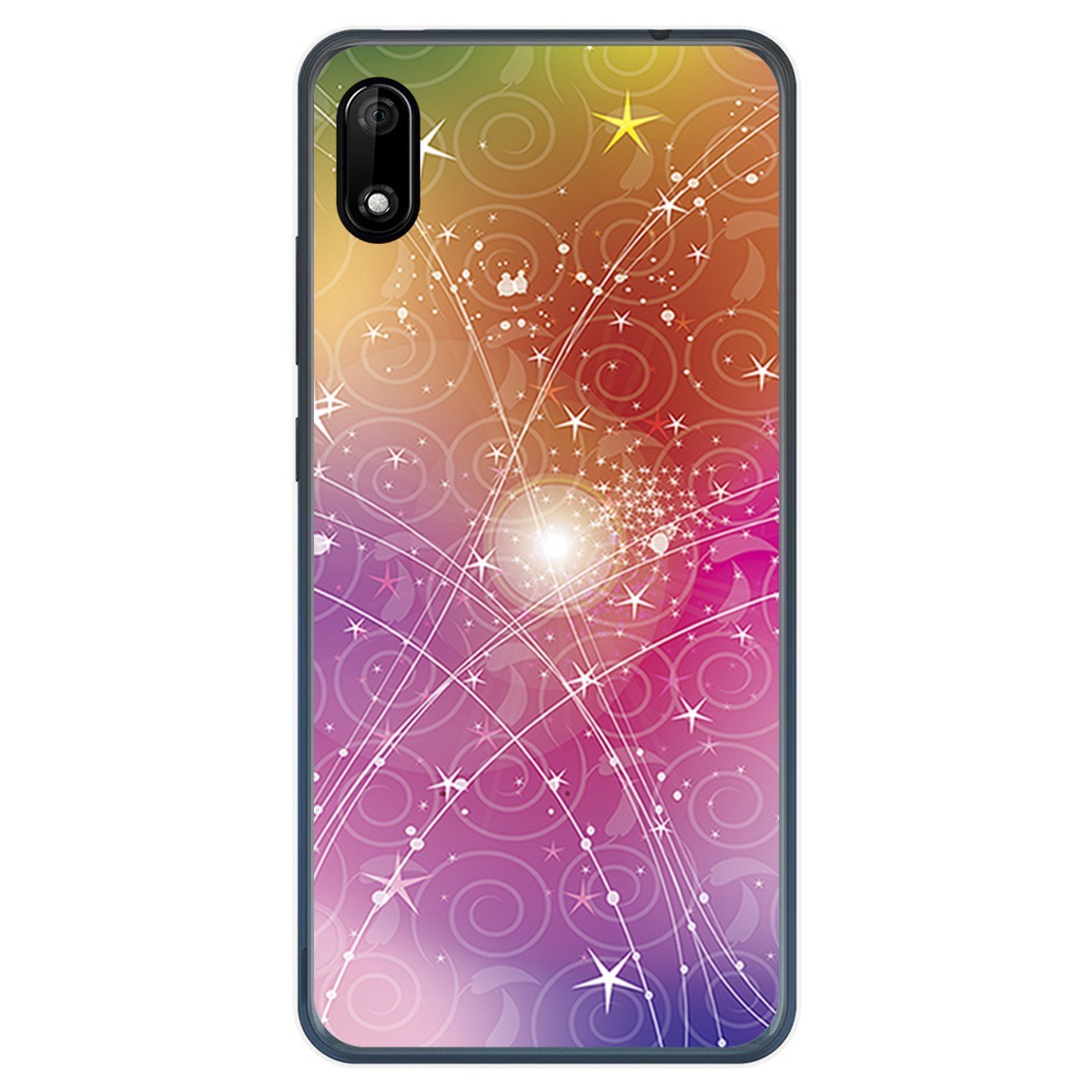 Funda Gel Tpu para Wiko Y70 diseño Abstracto Dibujos