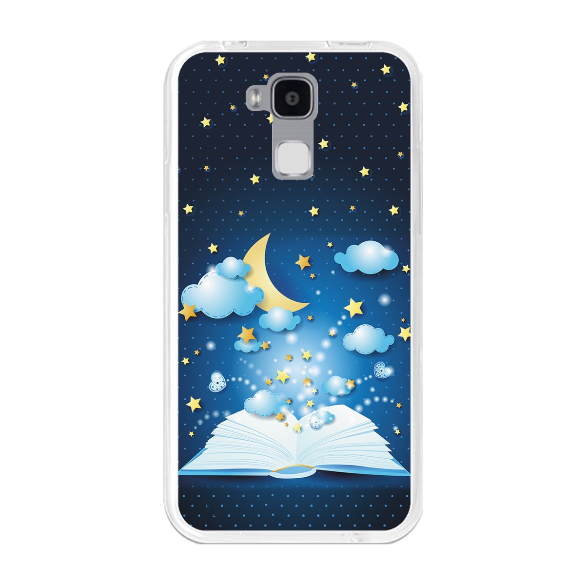 Funda Gel Tpu para Doogee Y6 / Y6C Diseño Libro-Cuentos Dibujos