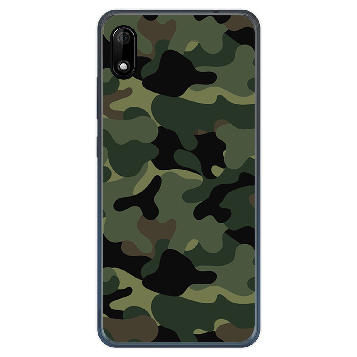 Funda Gel Tpu para Wiko Y70 diseño Camuflaje Dibujos