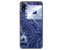 Funda Gel Tpu para Wiko Y70 diseño Circuito Dibujos