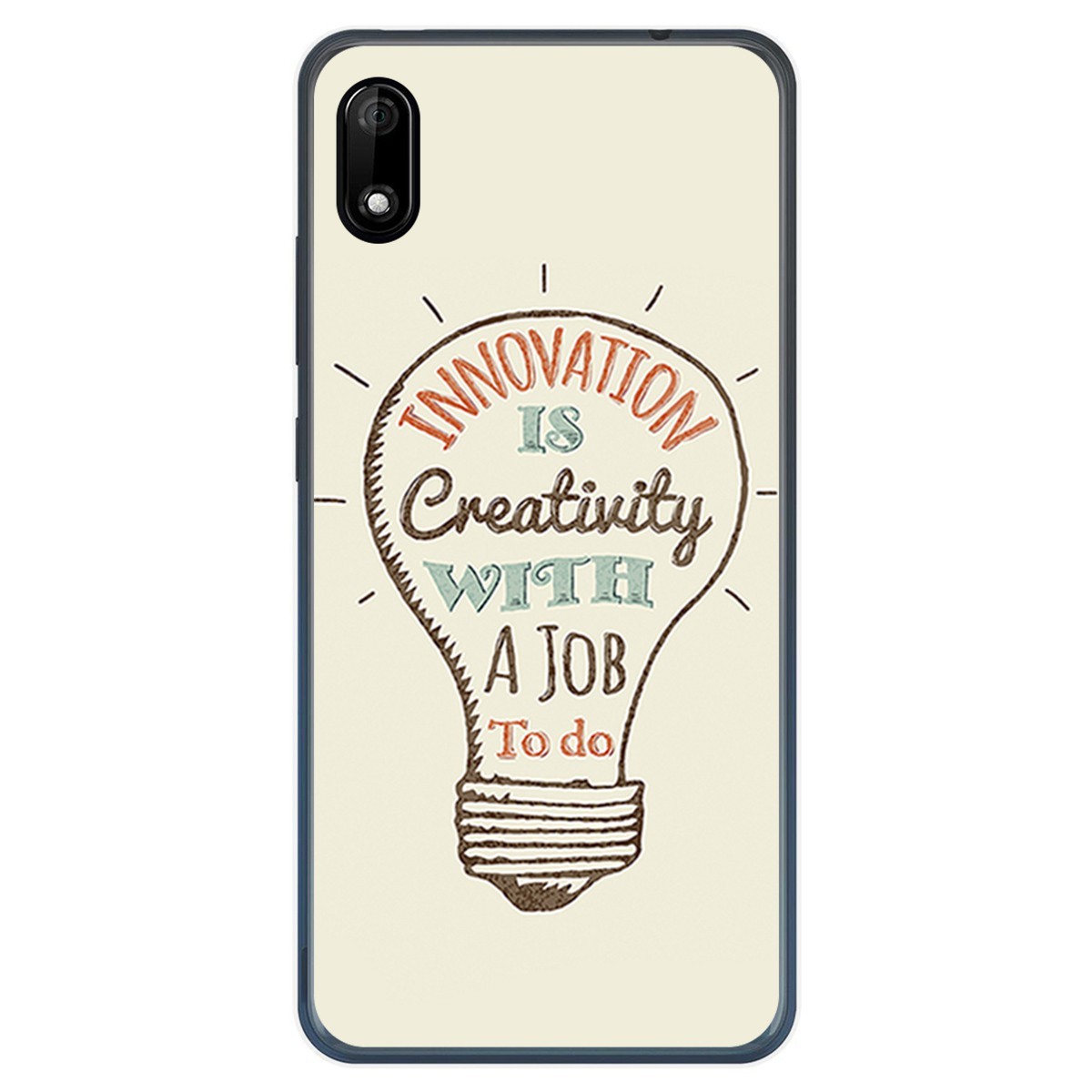 Funda Gel Tpu para Wiko Y70 diseño Creativity Dibujos