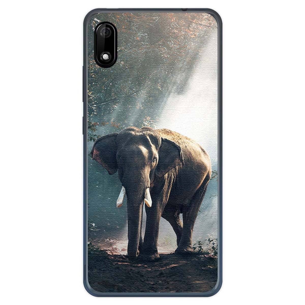 Funda Gel Tpu para Wiko Y70 diseño Elefante Dibujos