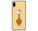 Funda Gel Tpu para Wiko Y70 diseño Jirafa Dibujos