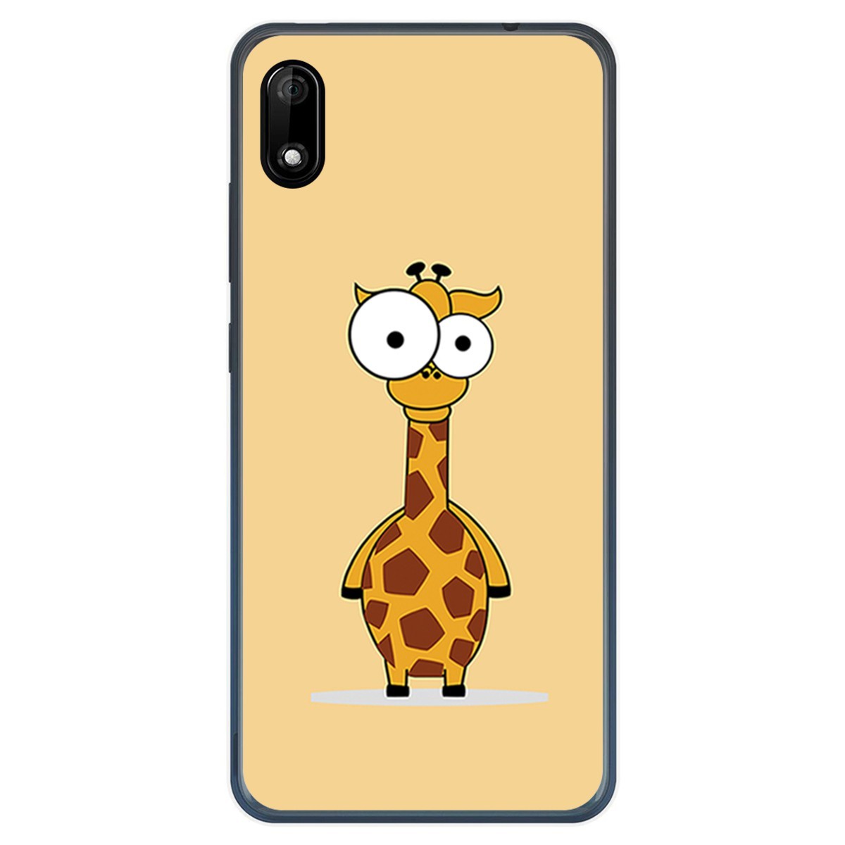 Funda Gel Tpu para Wiko Y70 diseño Jirafa Dibujos