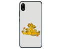 Funda Gel Tpu para Wiko Y70 diseño Leones Dibujos