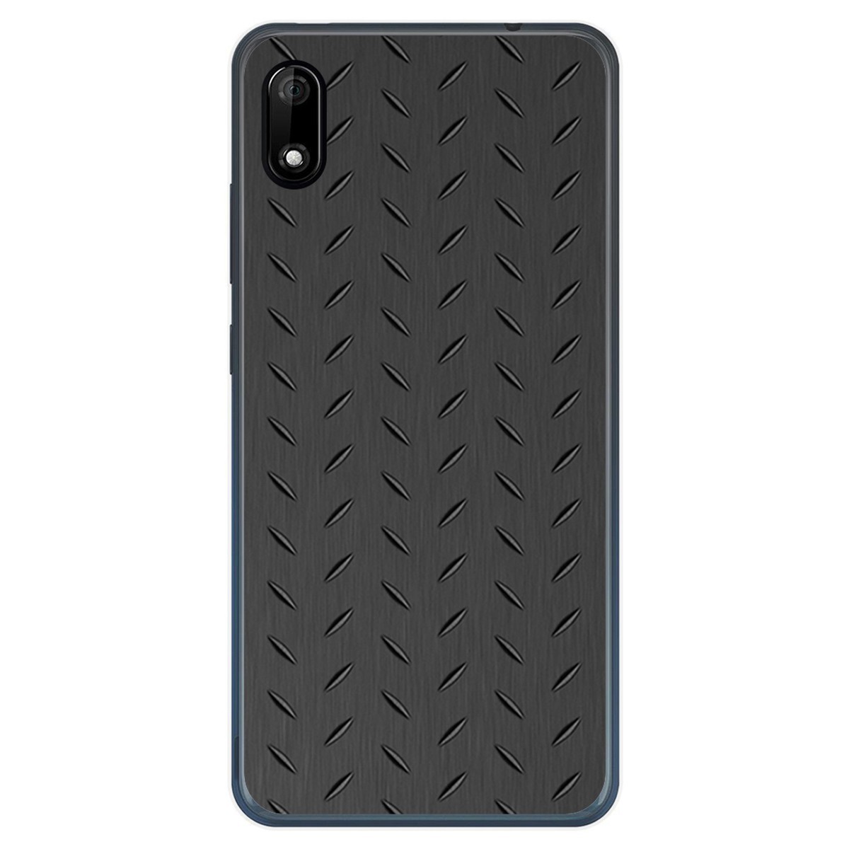 Funda Gel Tpu para Wiko Y70 diseño Metal Dibujos