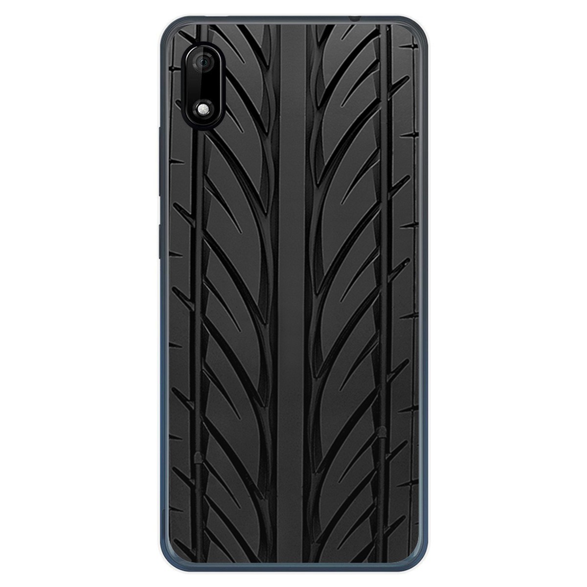 Funda Gel Tpu para Wiko Y70 diseño Neumatico Dibujos
