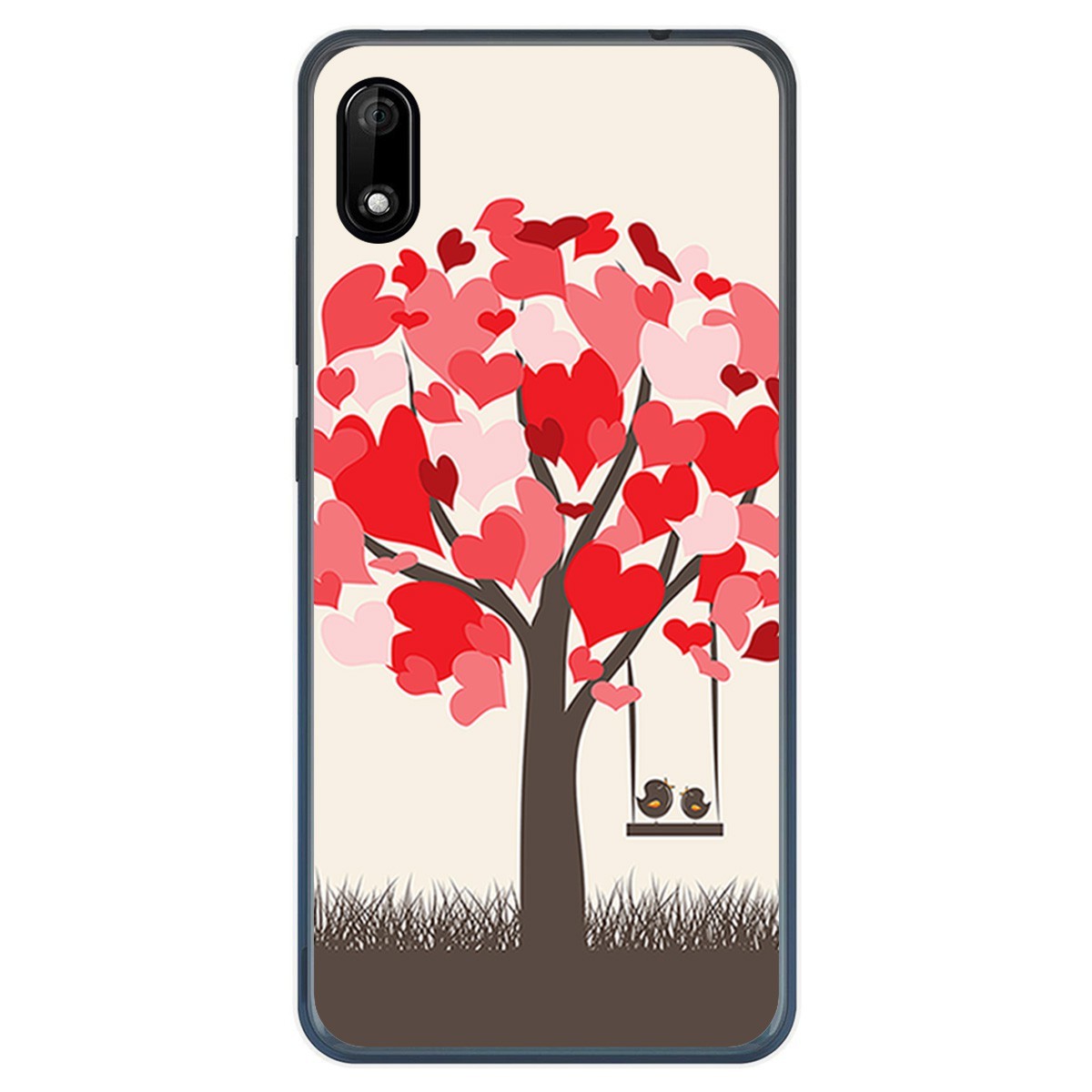 Funda Gel Tpu para Wiko Y70 diseño Pajaritos Dibujos