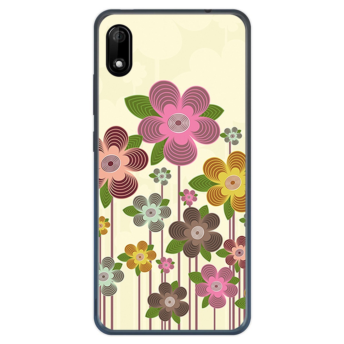 Funda Gel Tpu para Wiko Y70 diseño Primavera En Flor Dibujos
