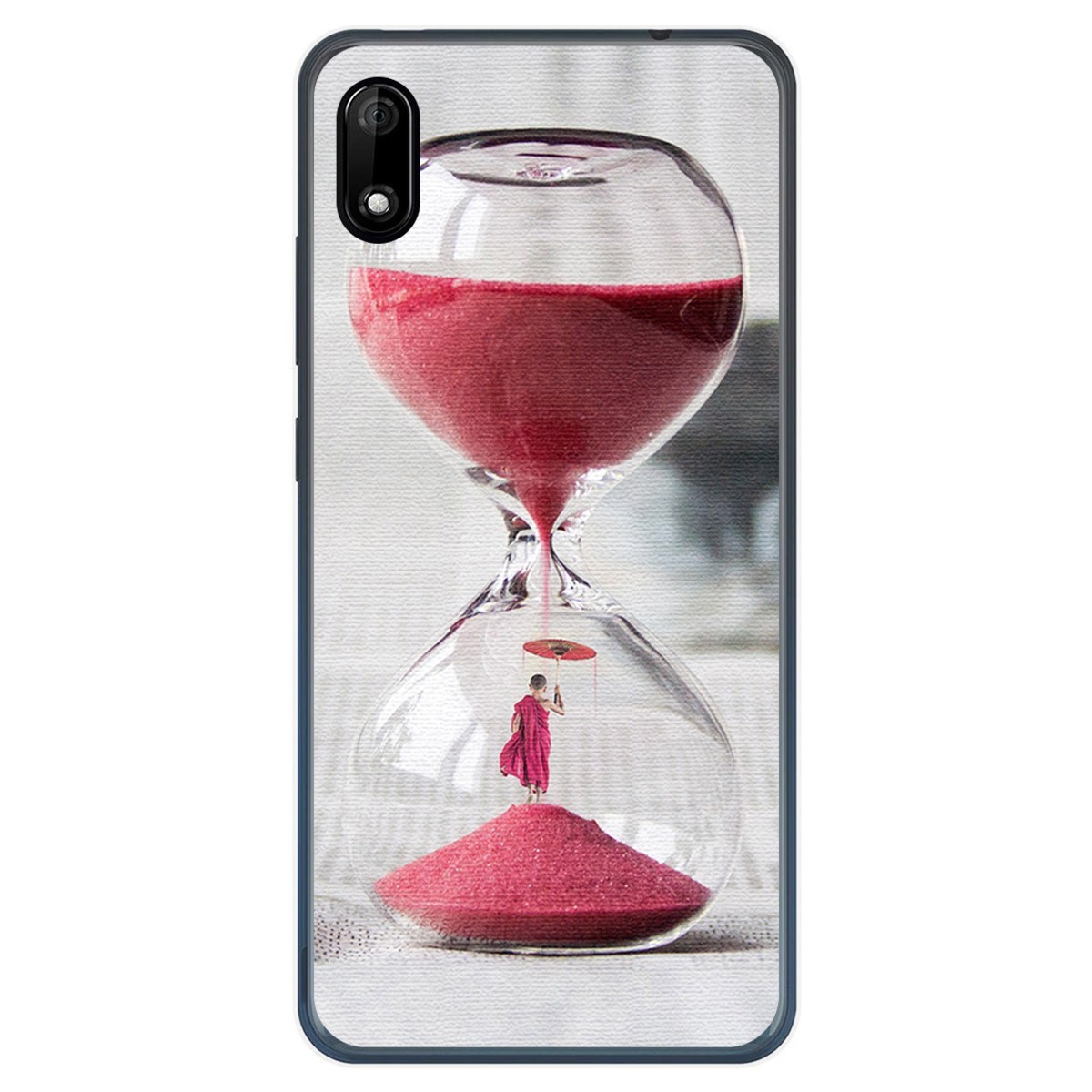 Funda Gel Tpu para Wiko Y70 diseño Reloj Dibujos