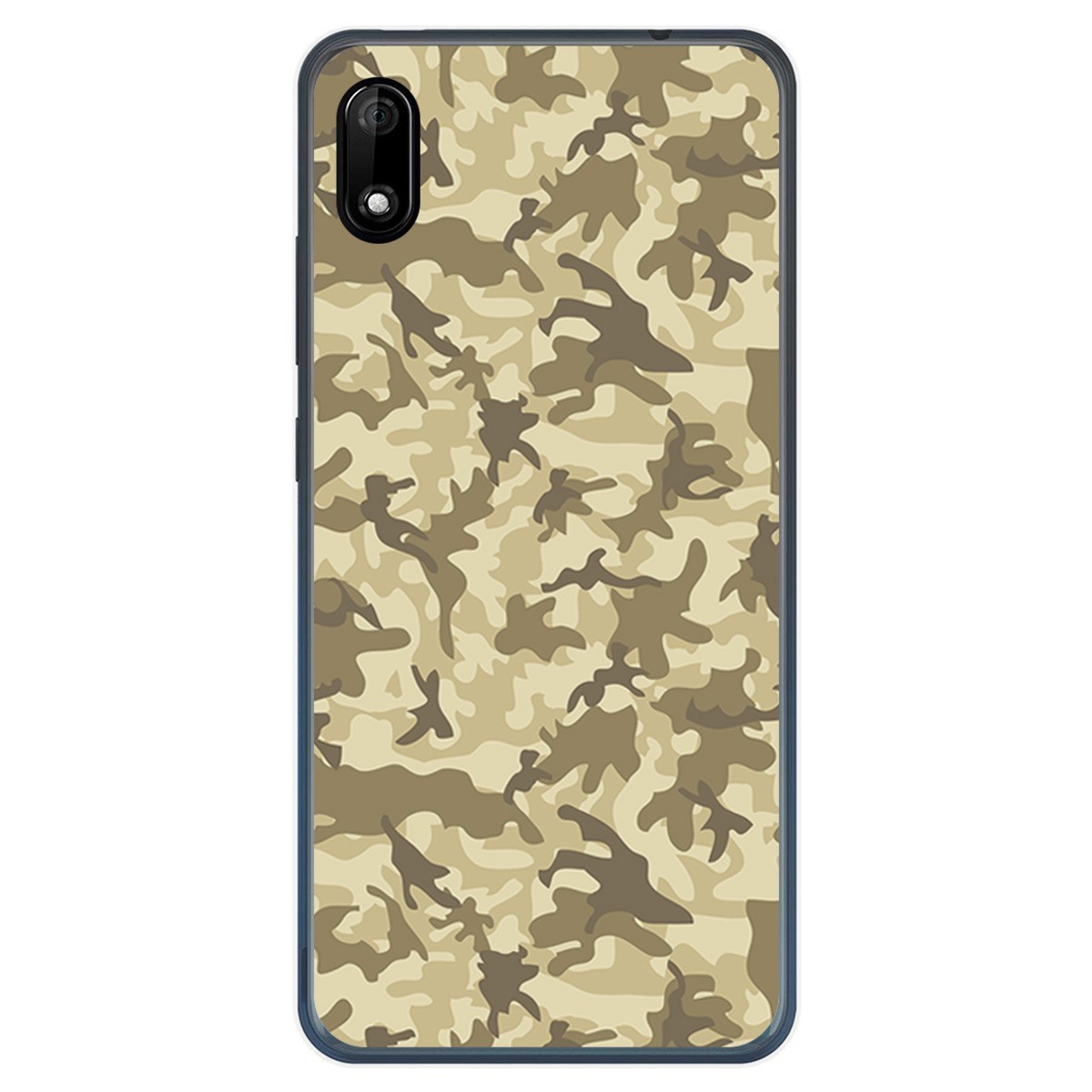 Funda Gel Tpu para Wiko Y70 diseño Sand Camuflaje Dibujos
