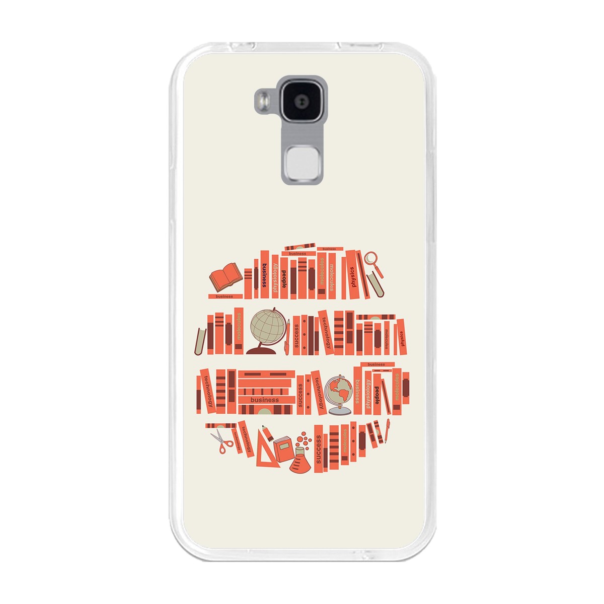 Funda Gel Tpu para Doogee Y6 / Y6C Diseño Mundo-Libro Dibujos