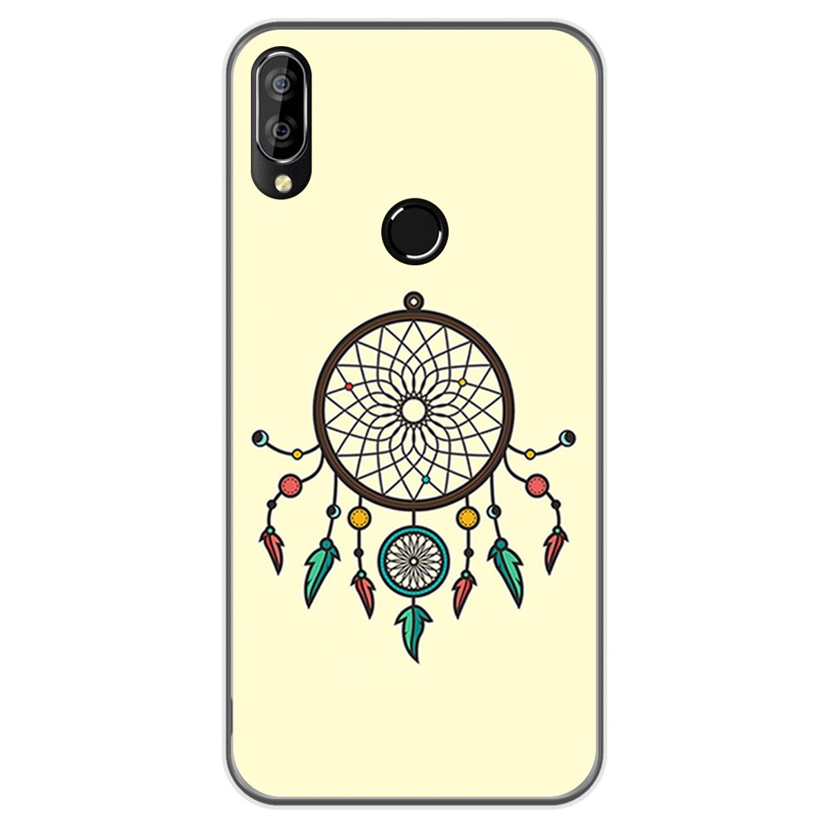 Funda Gel Tpu para Oukitel C16 Pro diseño Atrapasueños Dibujos