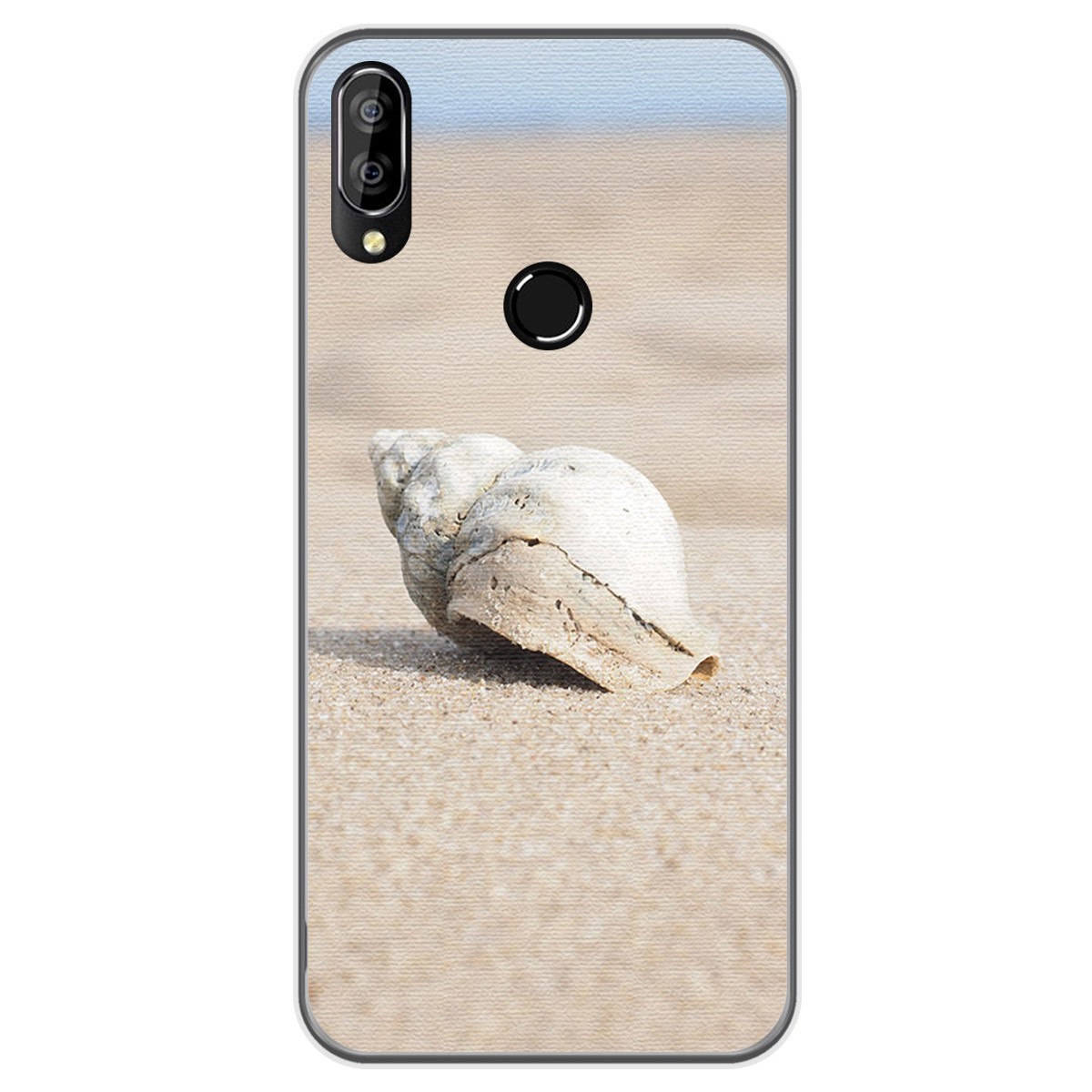 Funda Gel Tpu para Oukitel C16 Pro diseño Concha Dibujos