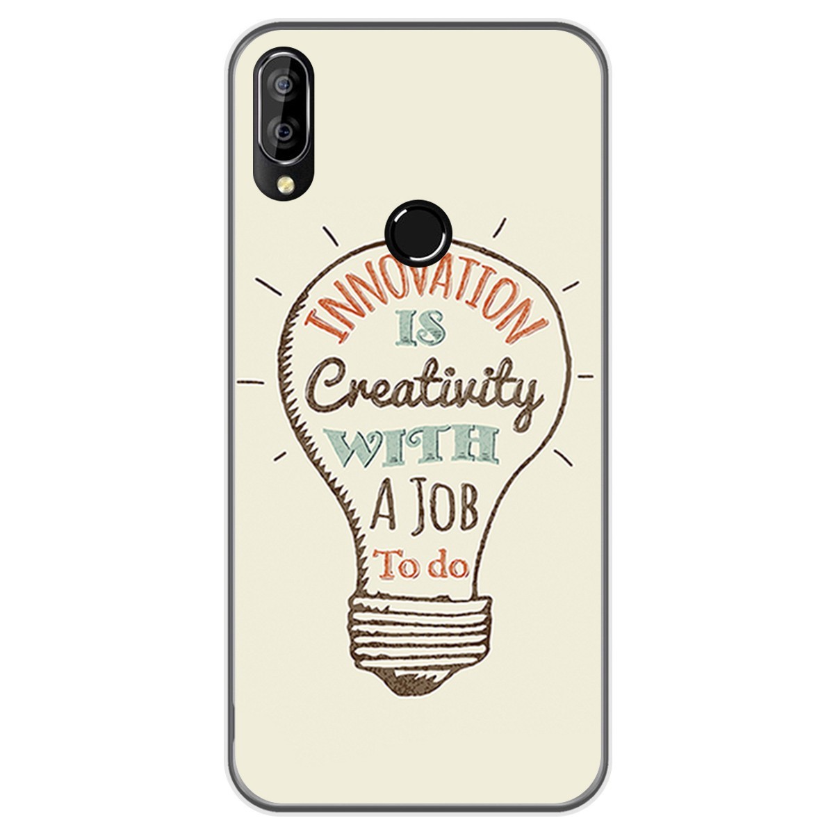 Funda Gel Tpu para Oukitel C16 Pro diseño Creativity Dibujos
