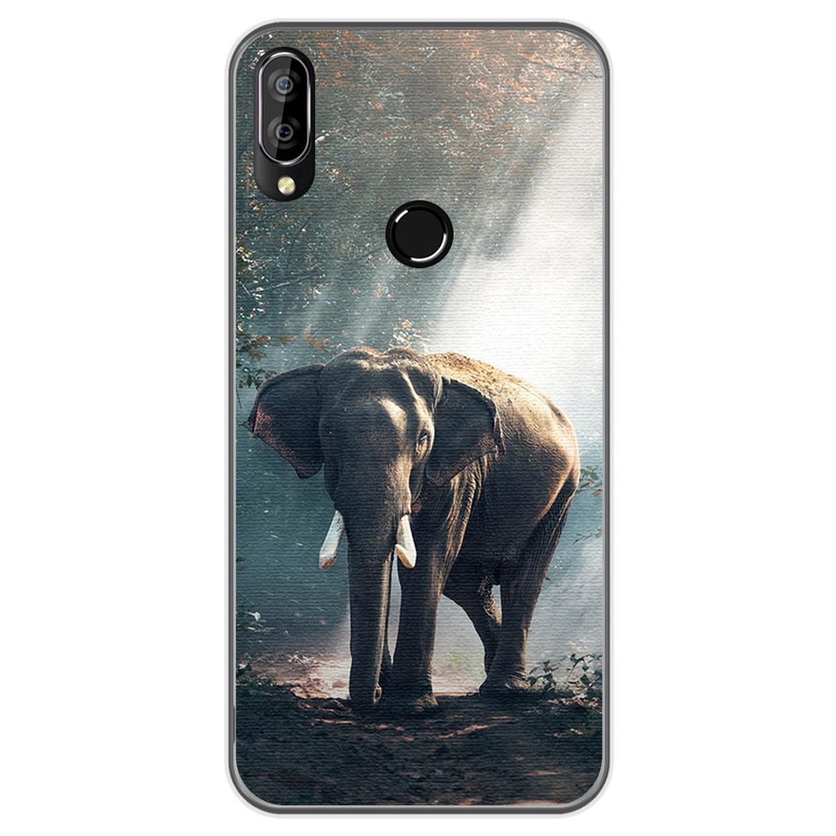 Funda Gel Tpu para Oukitel C16 Pro diseño Elefante Dibujos