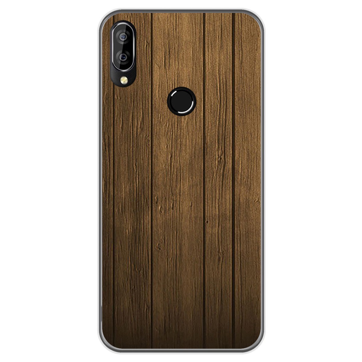 Funda Gel Tpu para Oukitel C16 Pro diseño Madera Dibujos