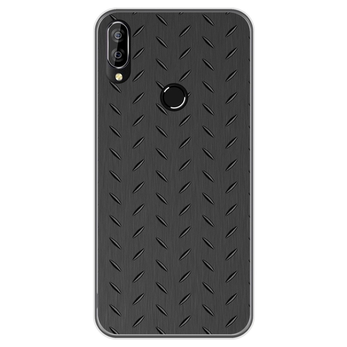Funda Gel Tpu para Oukitel C16 Pro diseño Metal Dibujos