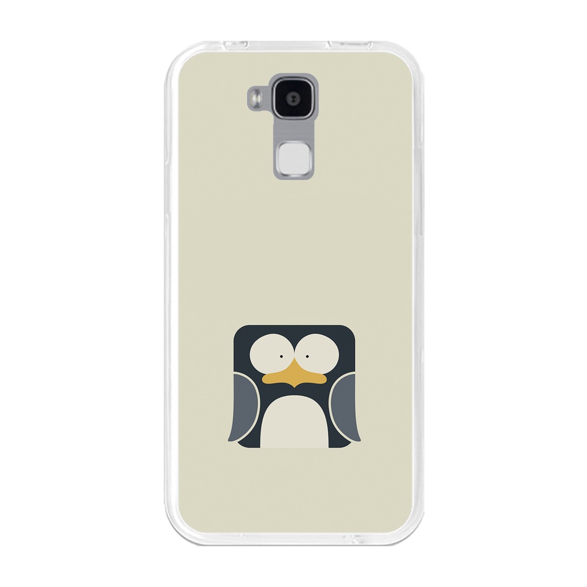 Funda Gel Tpu para Doogee Y6 / Y6C Diseño Pingüino Dibujos