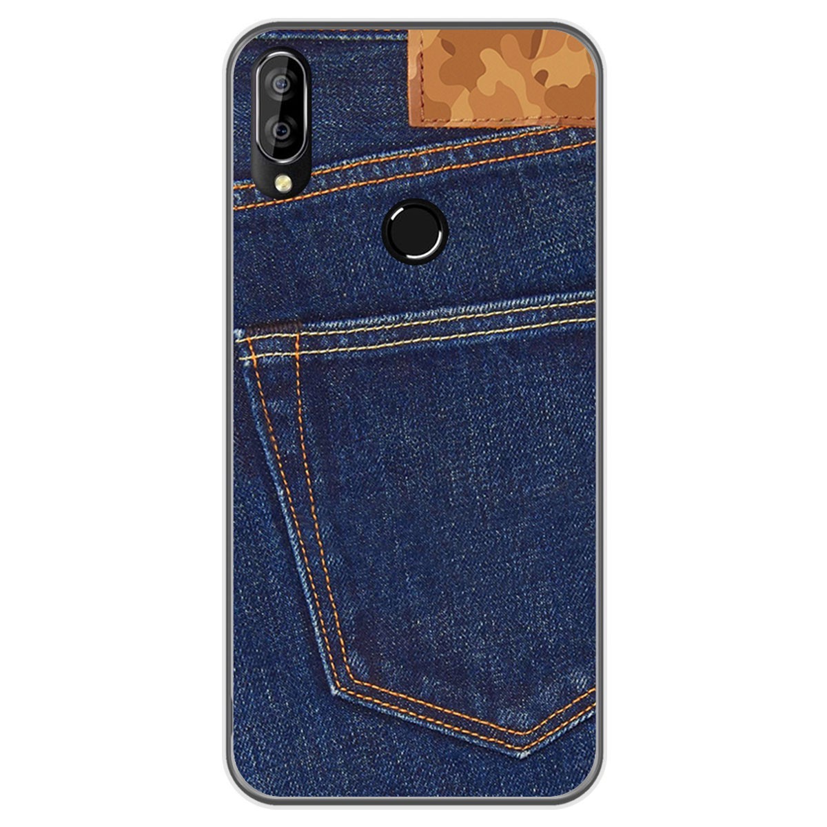 Funda Gel Tpu para Oukitel C16 Pro diseño Vaquero Dibujos