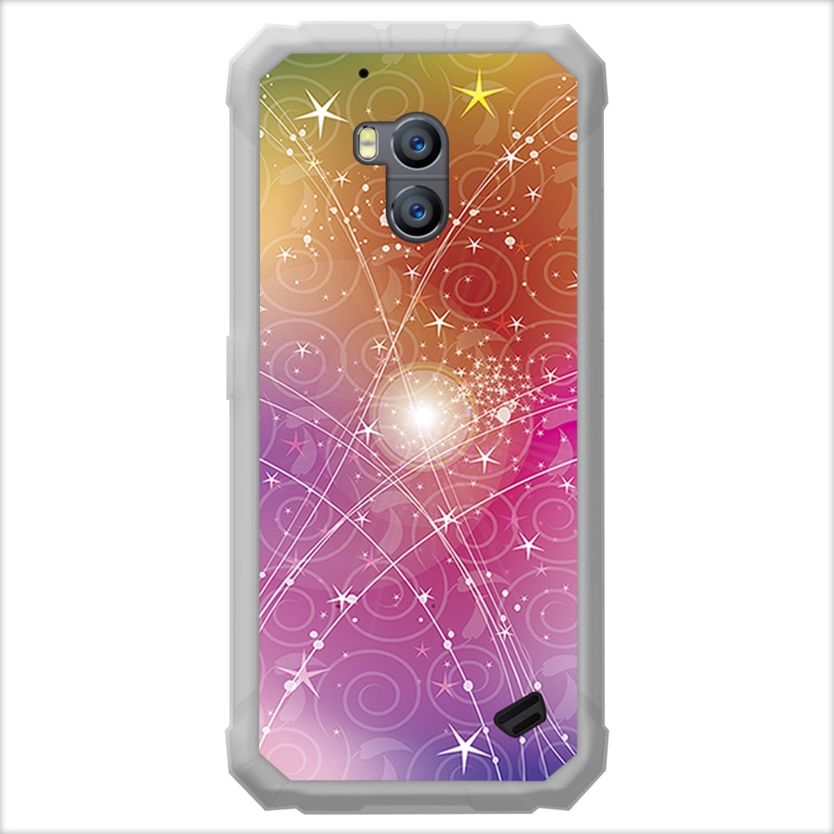 Funda Gel Tpu para Ulefone Armor X2 diseño Abstracto Dibujos