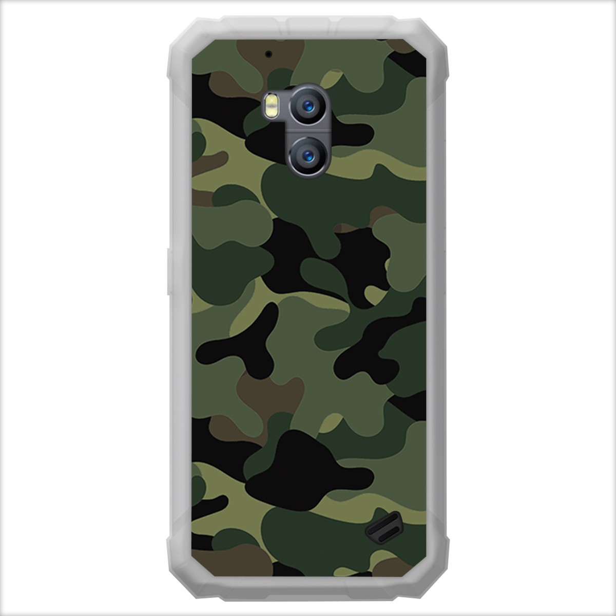 Funda Gel Tpu para Ulefone Armor X2 diseño Camuflaje Dibujos