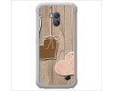 Funda Gel Tpu para Ulefone Armor X2 diseño Corazones Madera Dibujos