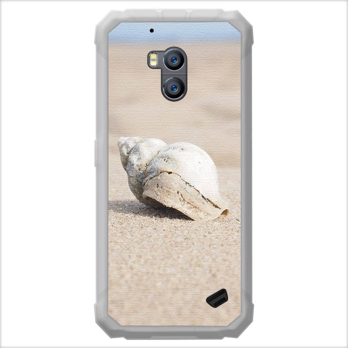 Funda Gel Tpu para Ulefone Armor X2 diseño Concha Dibujos